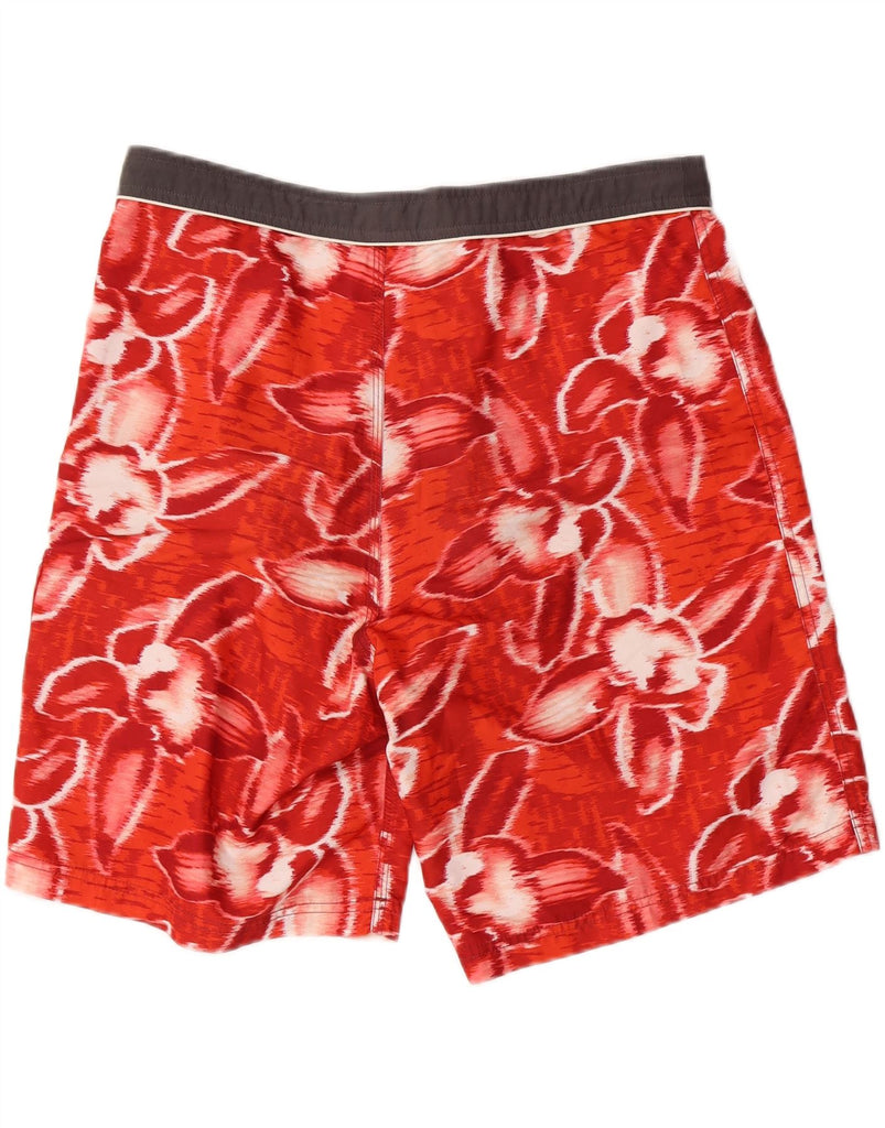O'NEILL Mens Swimming Shorts Medium  Red Floral Polyester Vintage O'Neill and Second-Hand O'Neill from Messina Hembry 