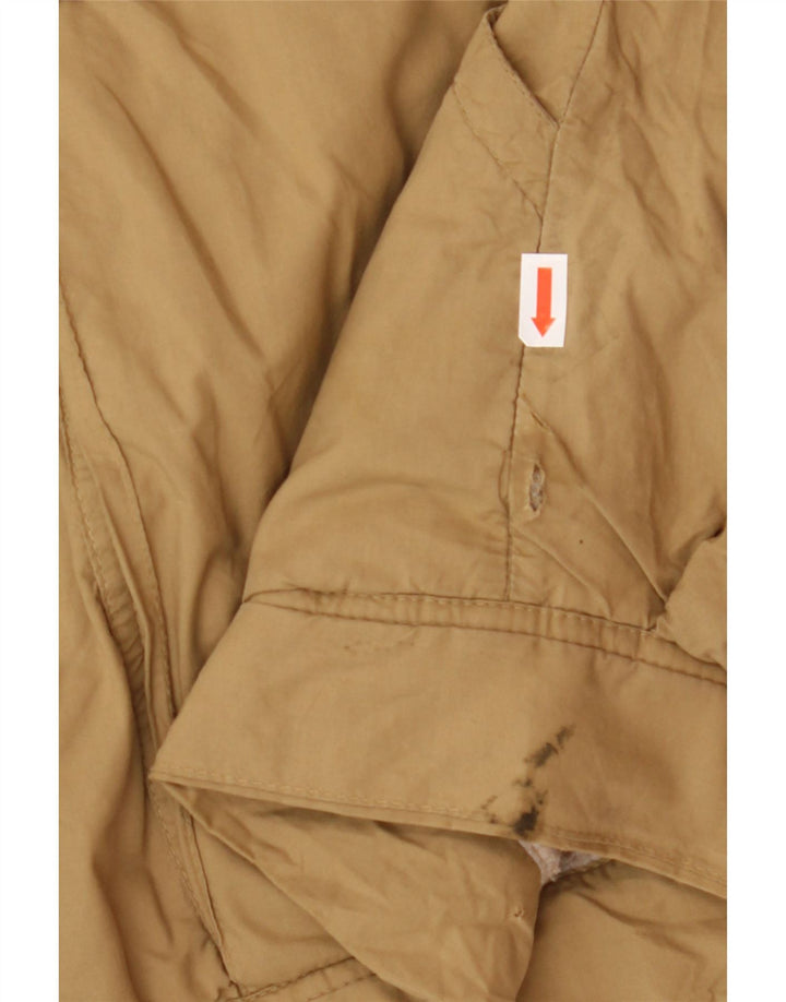 Jaqueta militar masculina vintage IT 50 grande marrom