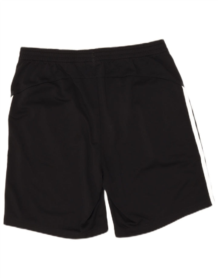 Shorts esportivos masculinos Adidas grandes pretos