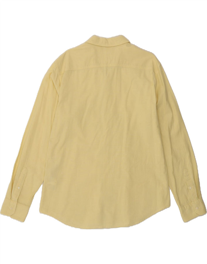 LEVI'S Mens Slim Shirt XL Yellow Cotton Vintage Levi's and Second-Hand Levi's from Messina Hembry 