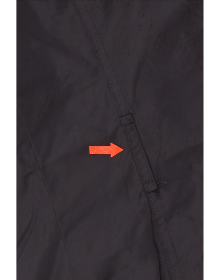 Jaqueta utilitária feminina Zara UK 14 grande poliéster azul marinho