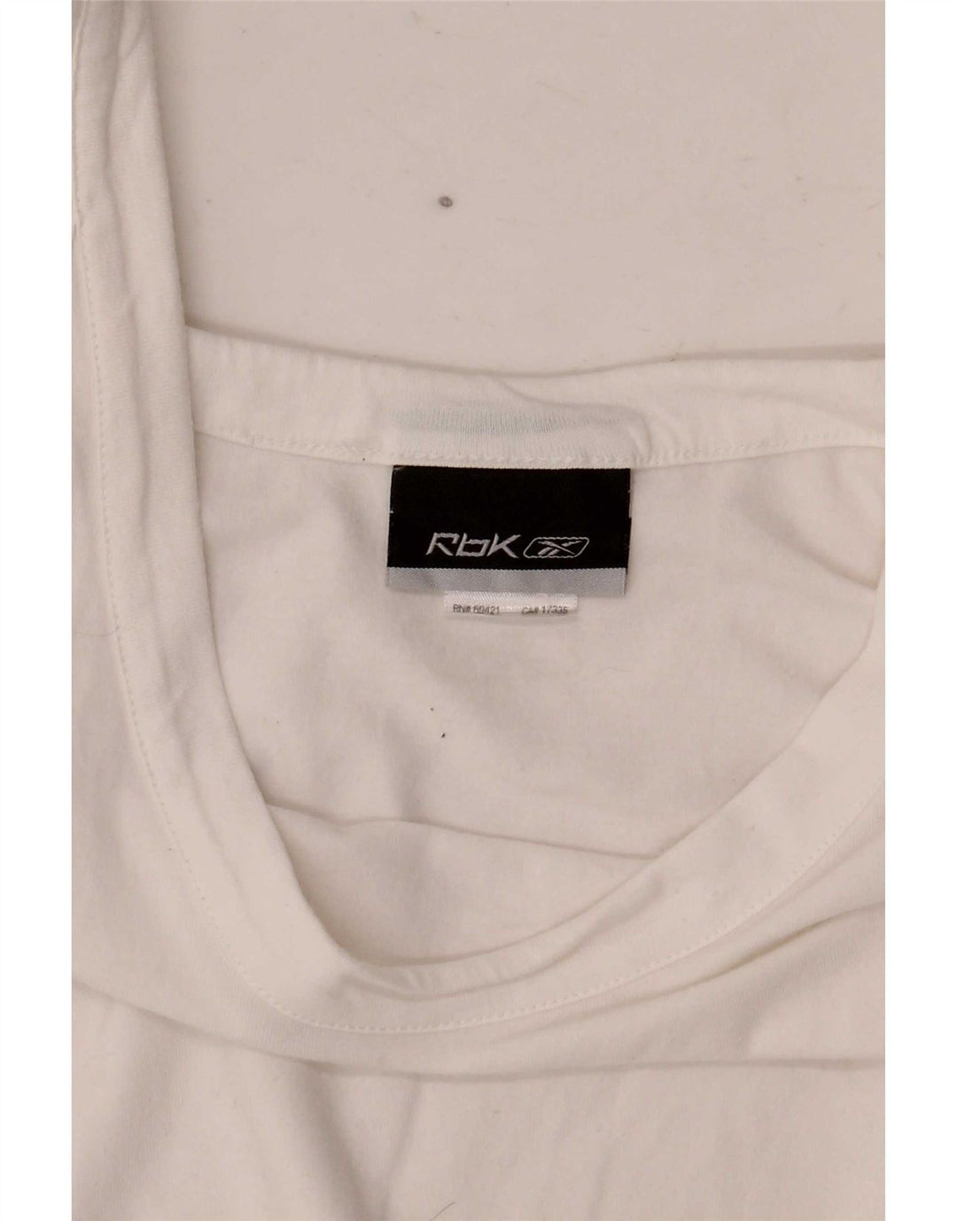 Colete feminino Reebok UK 18 XL branco algodão