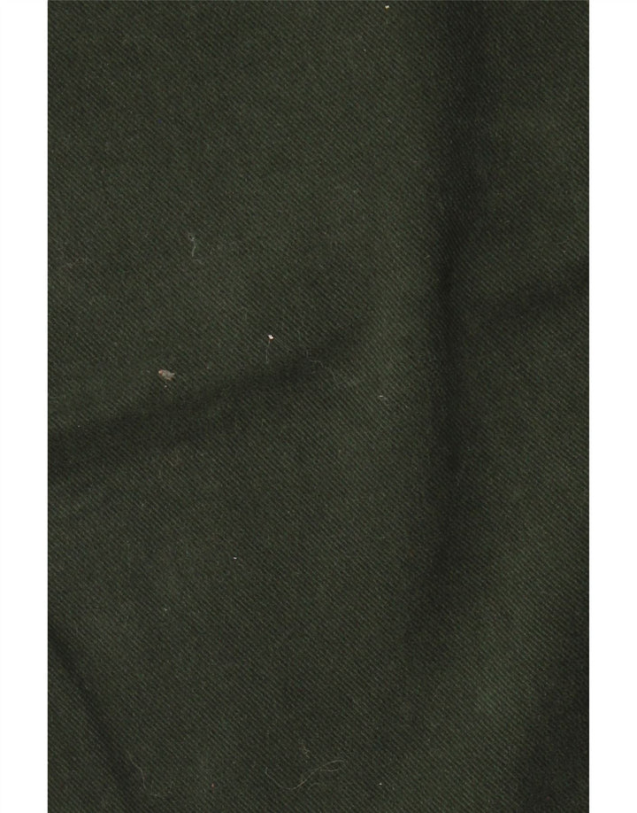 Jeans VINTAGE feminino cintura alta slim UE 36 pequeno W28 L31 algodão verde