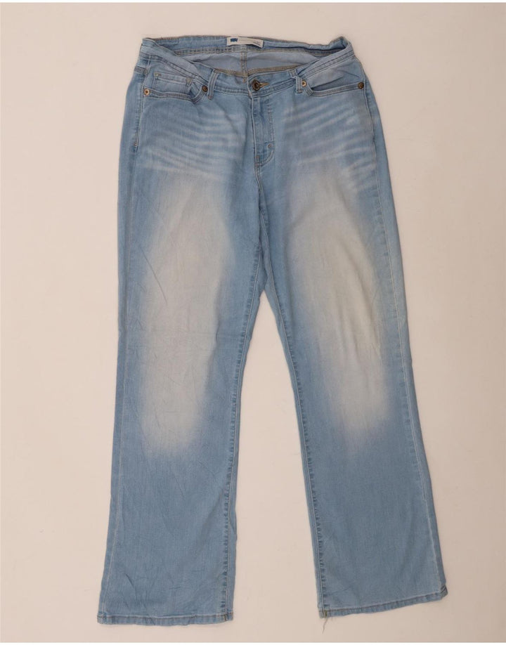 Calça jeans feminina Levi's 529 Curvy Bootcut W32 L32 azul algodão