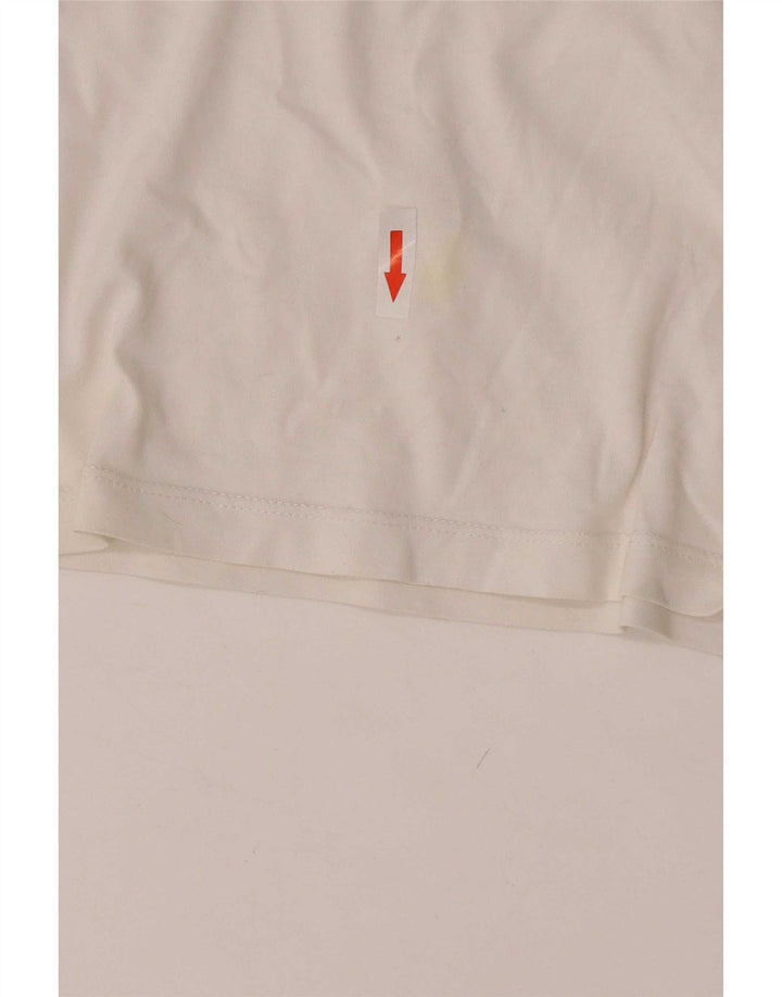 Camiseta gráfica masculina Levi's Top XS algodão branco