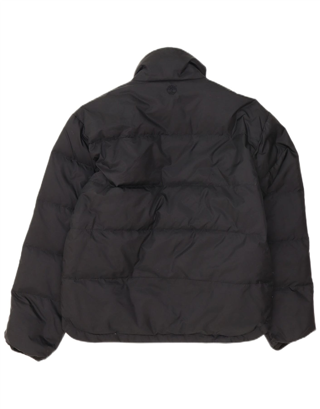 Jaqueta acolchoada reversível masculina Timberland UK 36 pequena preta nylon