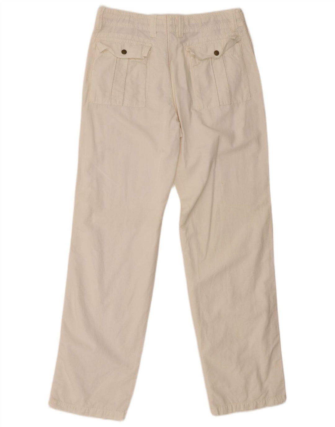 Calça reta masculina CARRERA W31 L32 algodão branco