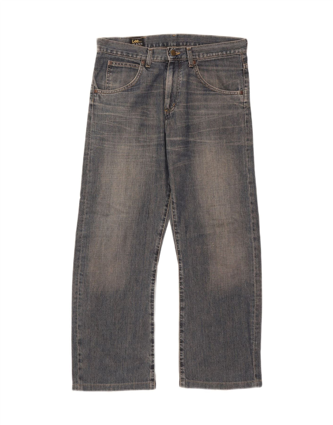 Lee Mens Jeans Soltos W31 L28 Algodão Azul