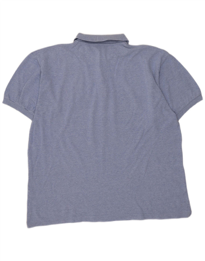 Camisa polo masculina Kappa grande algodão azul