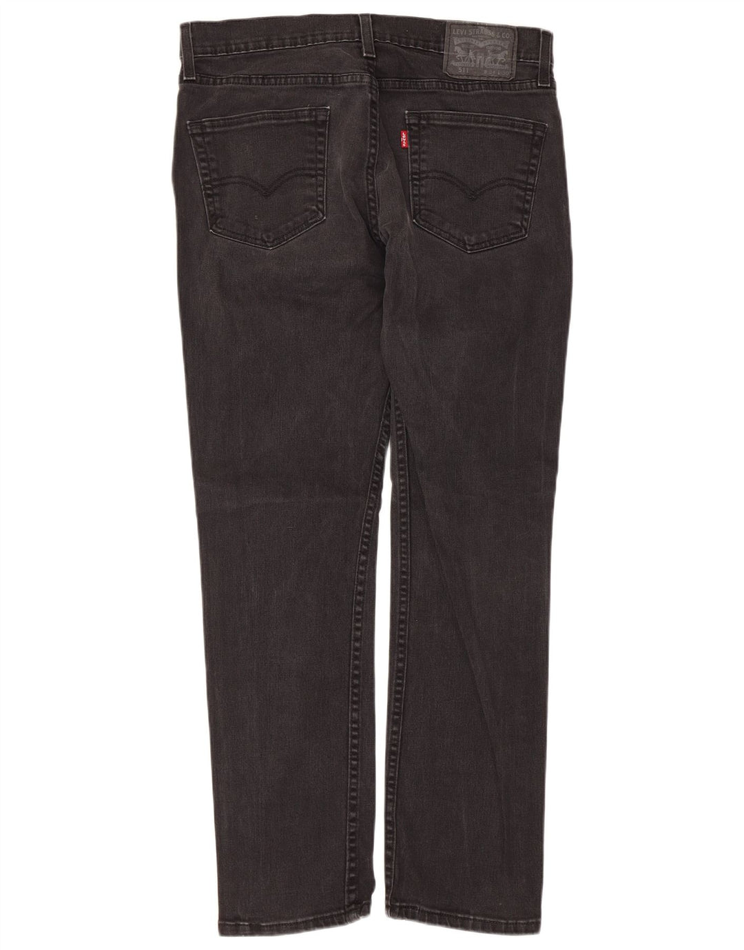 Calça jeans masculina Levi's 511 Slim Tapered W34 L30 algodão preto