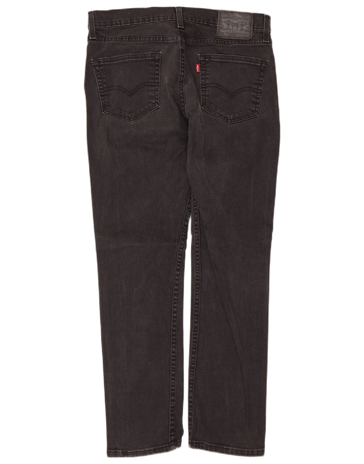 Calça jeans masculina Levi's 511 Slim Tapered W34 L30 algodão preto