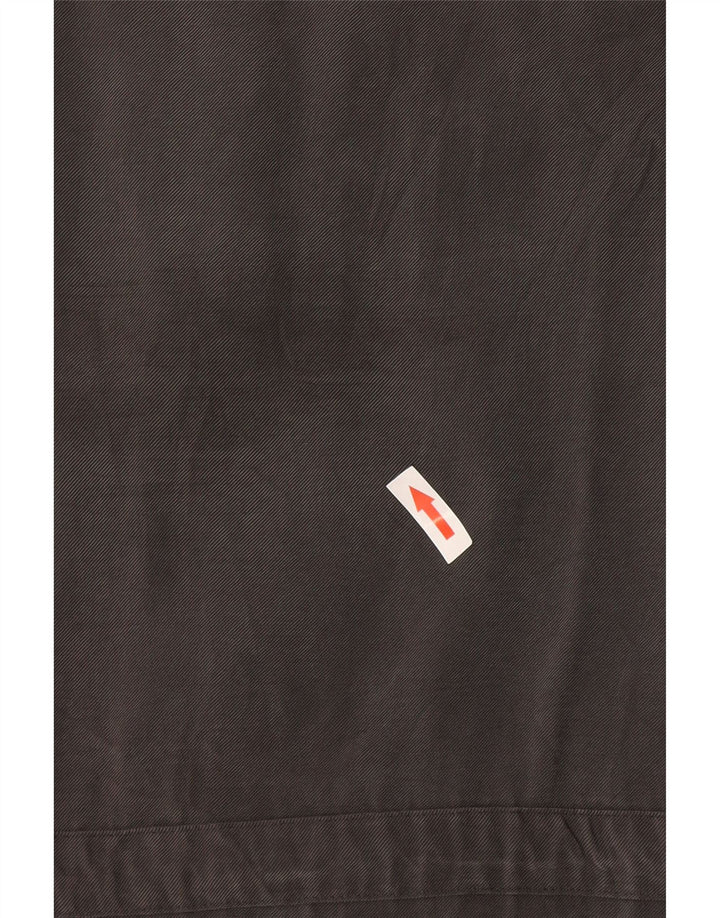 Vestido camisa feminino Zara Reino Unido 14 Viscose cinza médio