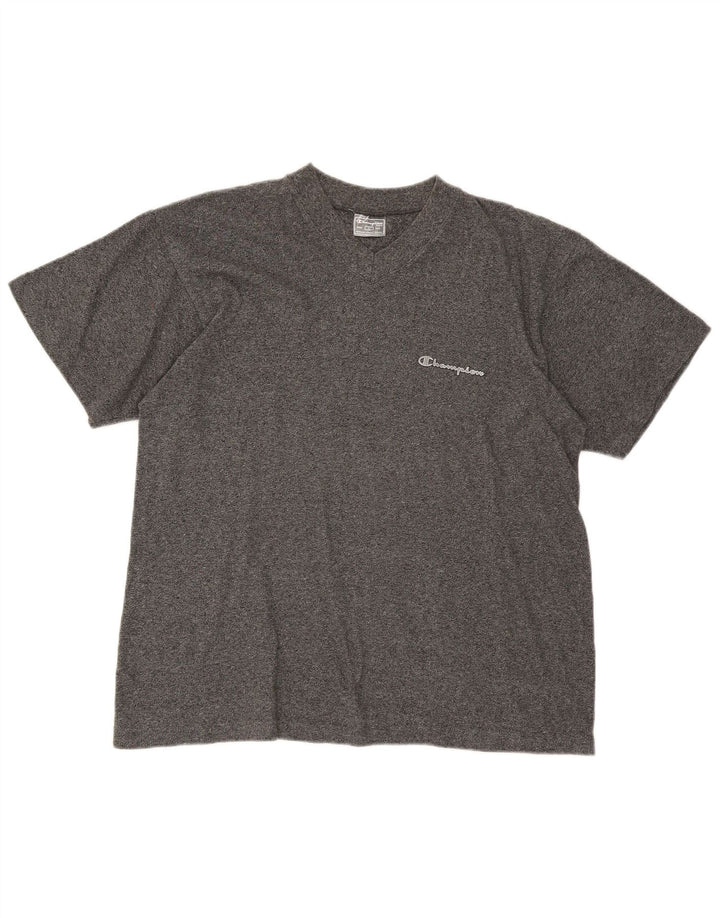 CAMPEÃO Camiseta Masculina Top Grande Cinza