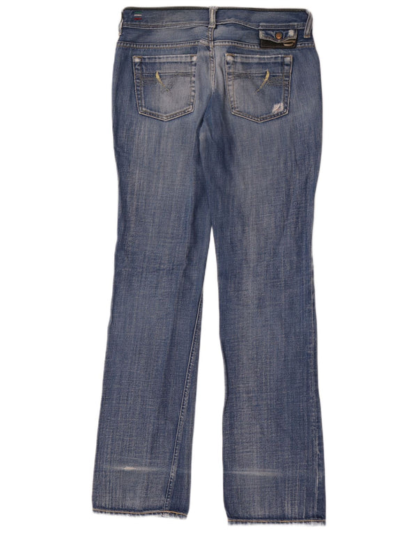 Diesel feminino BEBEL Bootcut jeans W30 L34 azul algodão