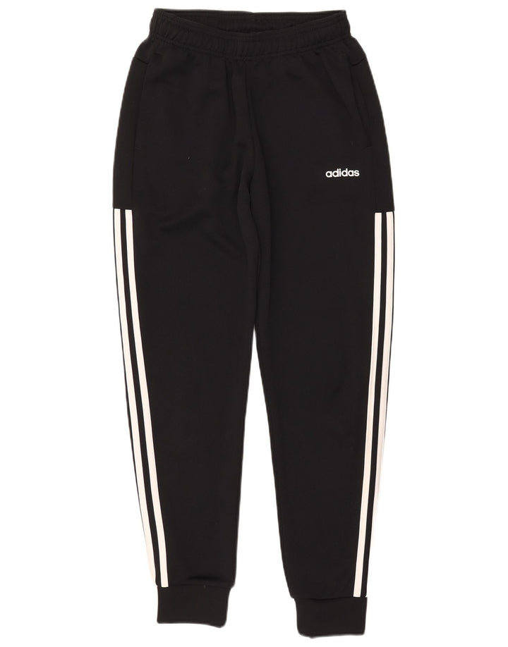 Adidas meninos calças de treino joggers 13-14 anos preto poliéster