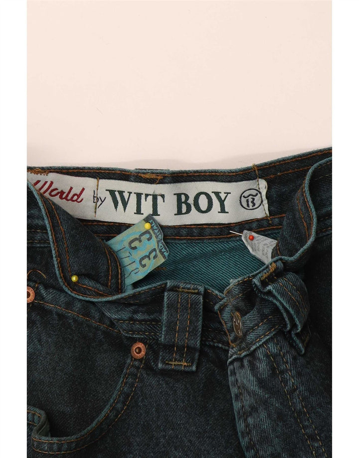 Jeans cônicos masculinos Wit Boy W33 L31 algodão azul