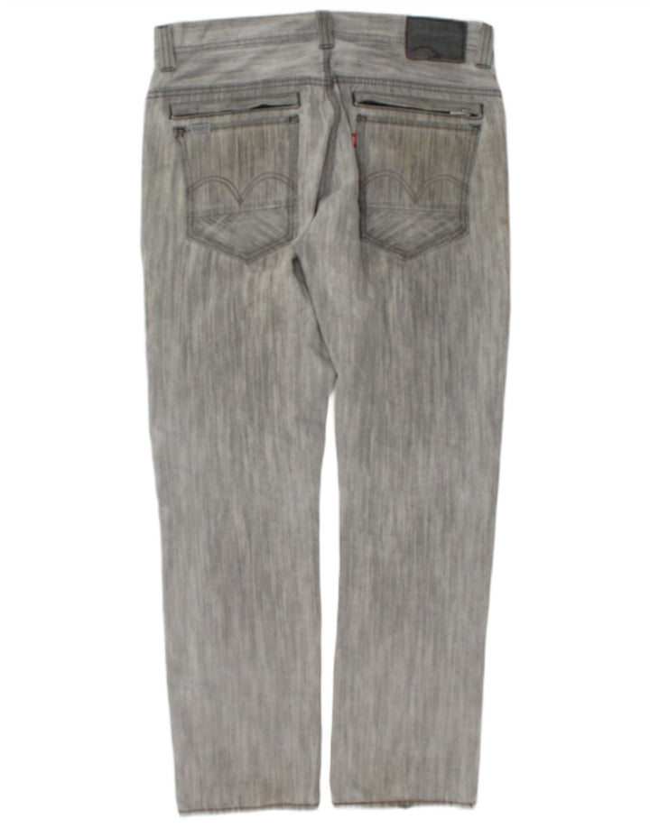 Levi's Masculino 511 Slim Jeans W33 L30 Cinza Flecked Algodão