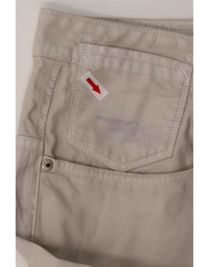Shorts casuais masculinos G-Star W31 algodão cinza médio