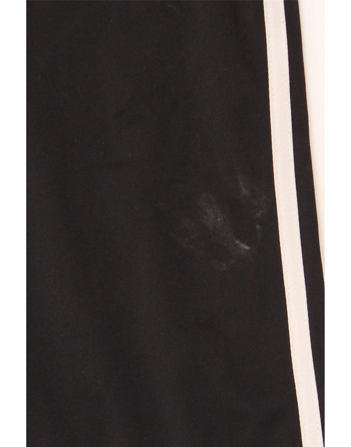 Calças de treino masculinas ADIDAS UK 38/40 poliéster preto médio