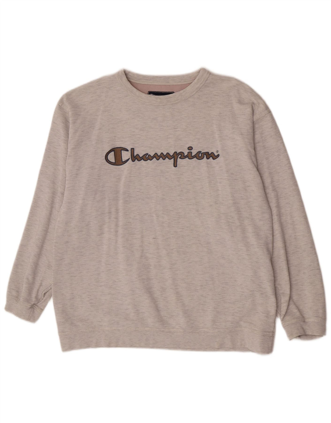 Champion moletom gráfico masculino jumper grande algodão manchado cinza