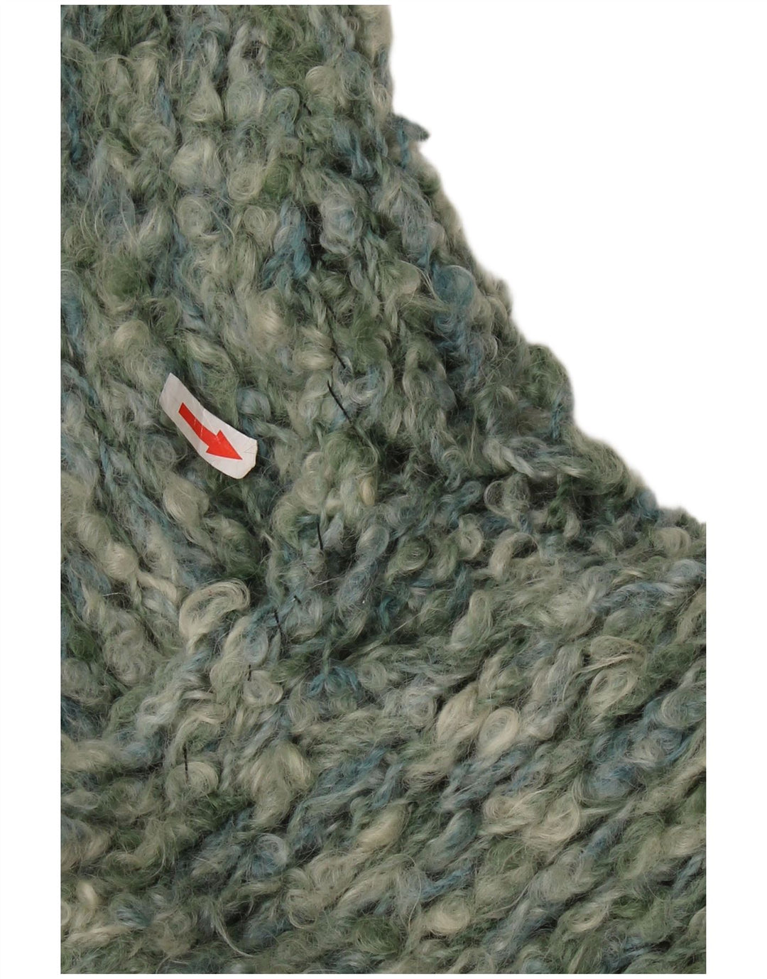 Suéter cardigã feminino VINTAGE Longline UK 18 XL verde