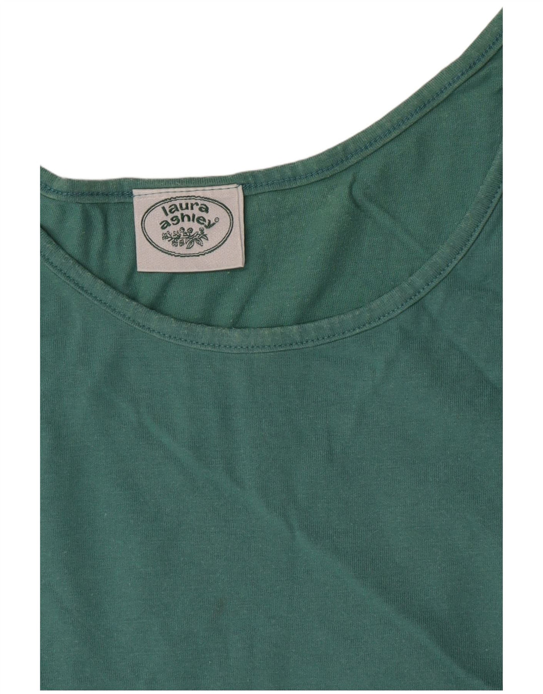 Top colete feminino Laura Ashley UK 12 verde médio