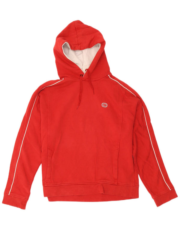 Nike Mens Graphic Hoodie Jumper UK 39/41 Médio Vermelho