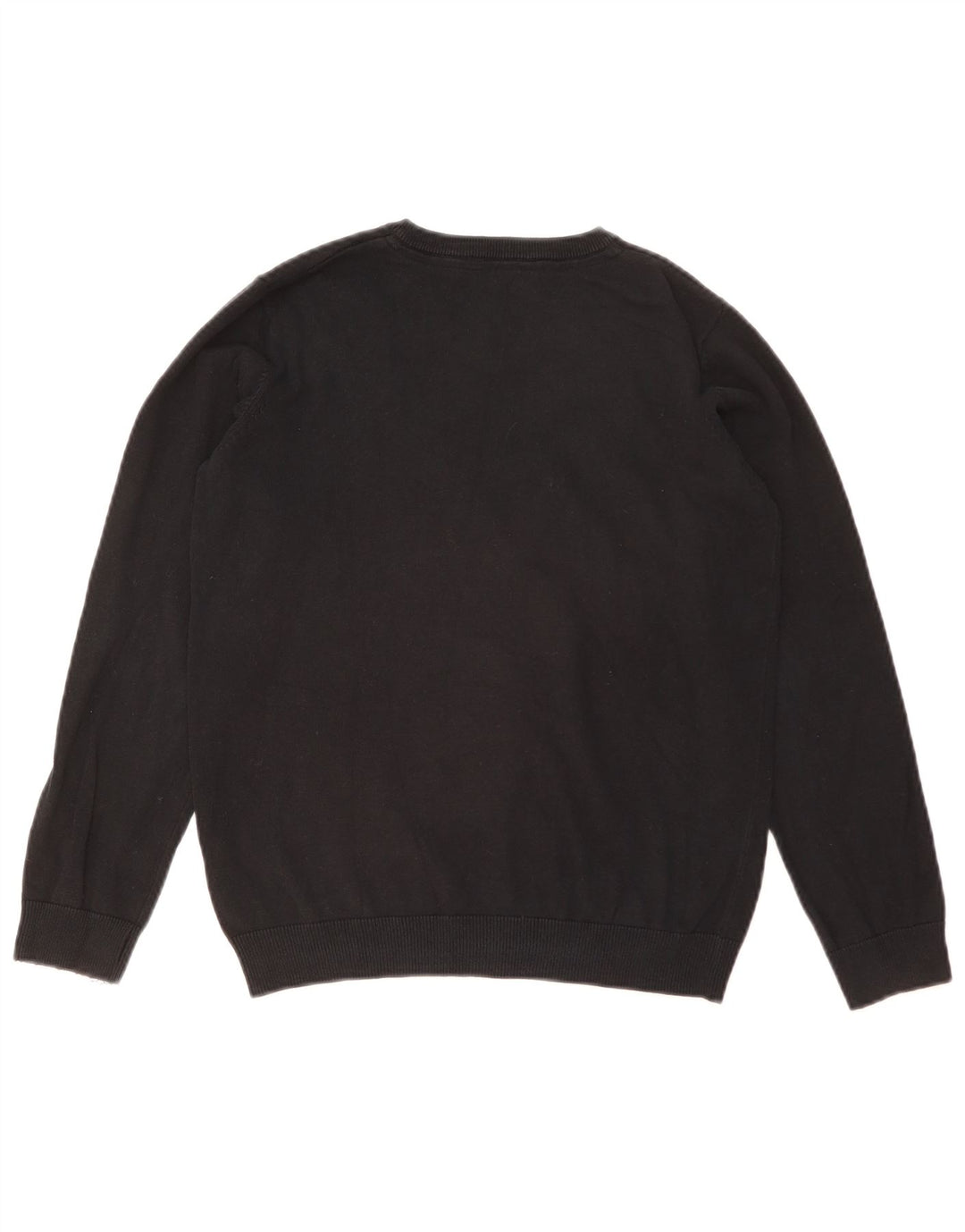 Suéter Marks & Spencer Boys com decote em V 13-14 anos preto