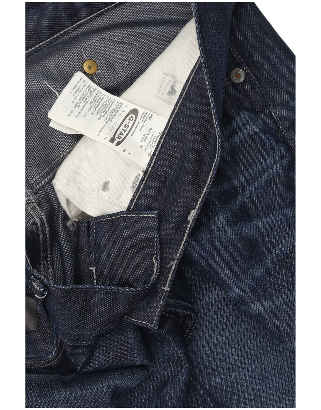 Shorts jeans masculino G-Star W30 algodão azul médio