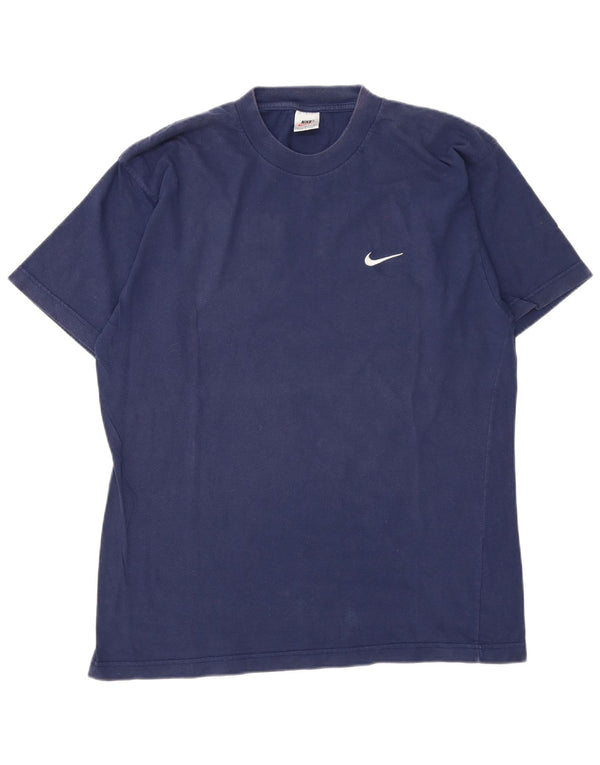 Camiseta masculina Nike grande algodão azul marinho