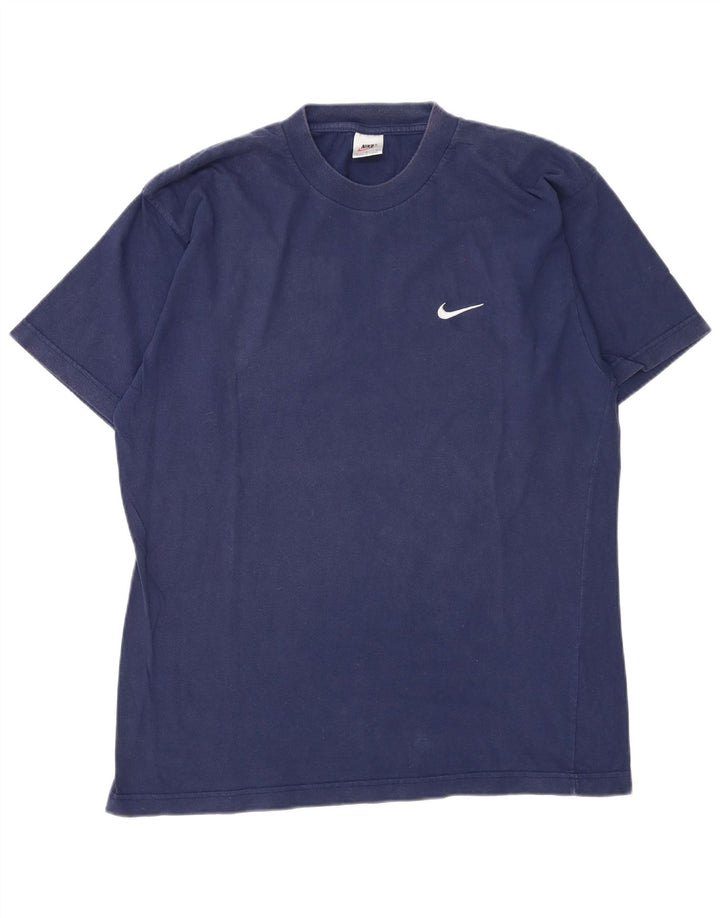 Camiseta masculina Nike grande algodão azul marinho