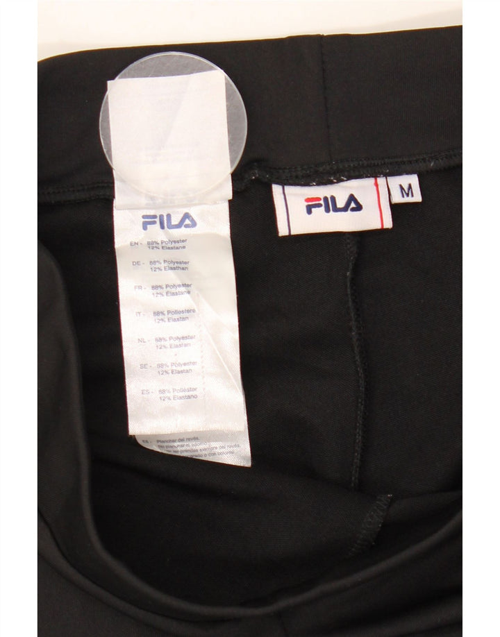 Leggings femininos FILA Graphic UK 12 poliéster preto médio