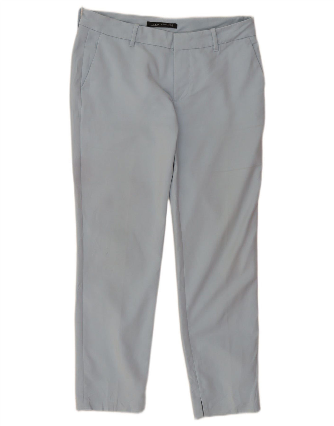 Zara Calça Chino Feminina Média W30 L26 Azul