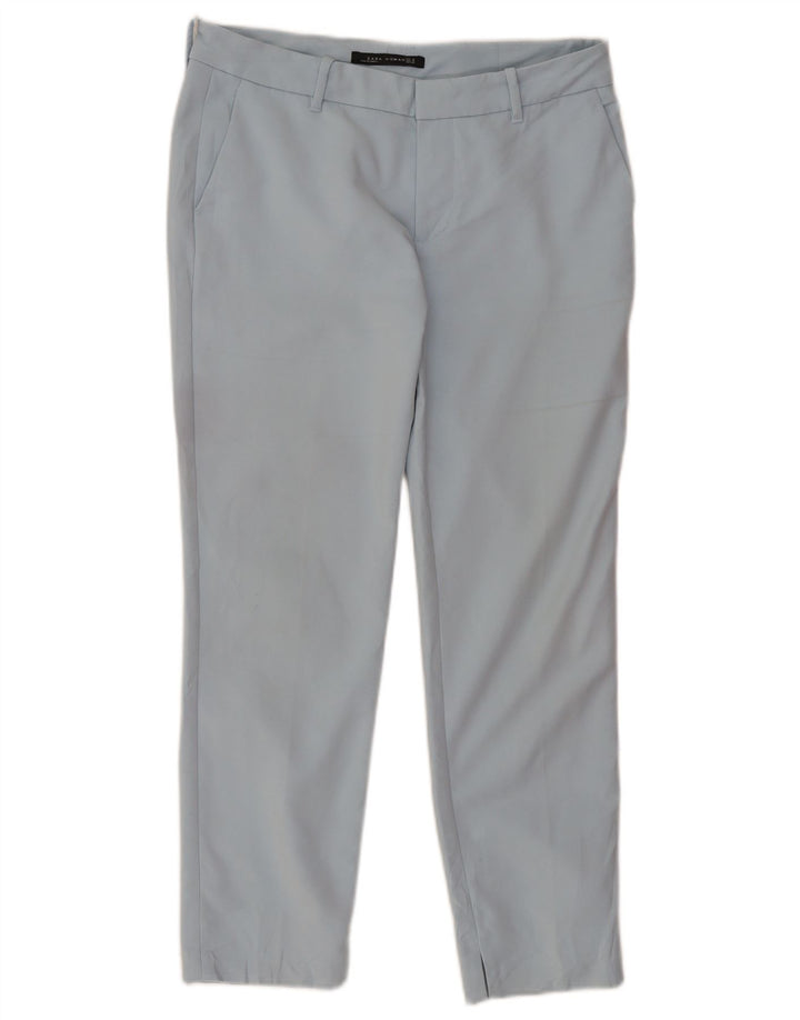 Zara Calça Chino Feminina Média W30 L26 Azul