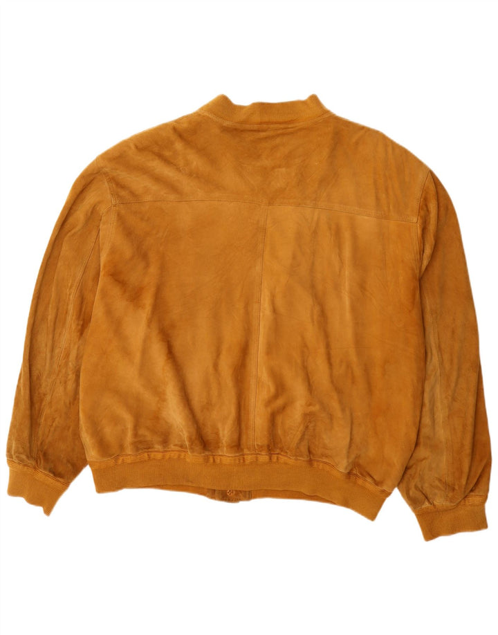 Jaqueta bomber masculina Pica de camurça IT 42 XL bege