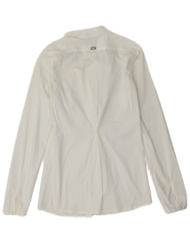 Camisa feminina Liu Jo UK 8 pequena branca