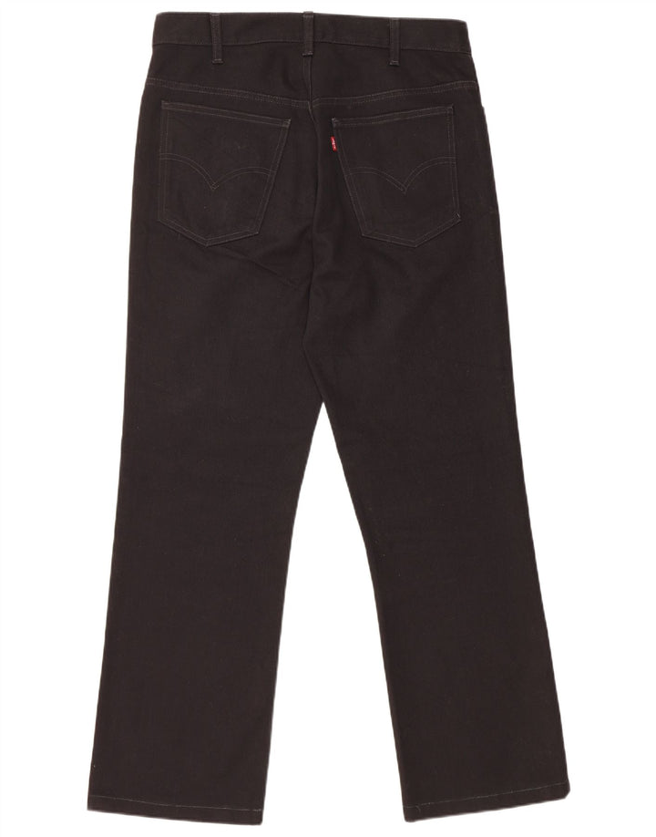 Jeans retos masculinos Levi's W33 L29 algodão preto