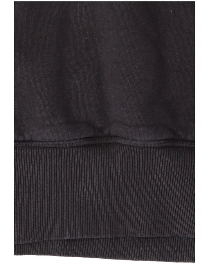 Superdry Mens Graphic Hoodie Jumper Médio Algodão Preto