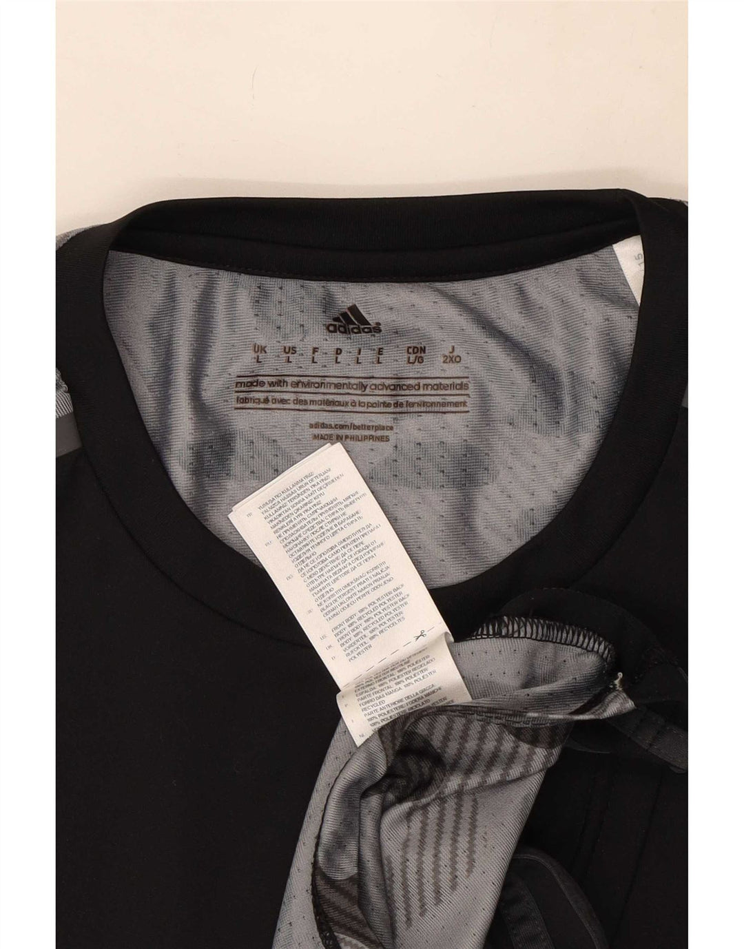 Adidas Mens Climacool Vest Top Grande Preto Camuflado Poliéster