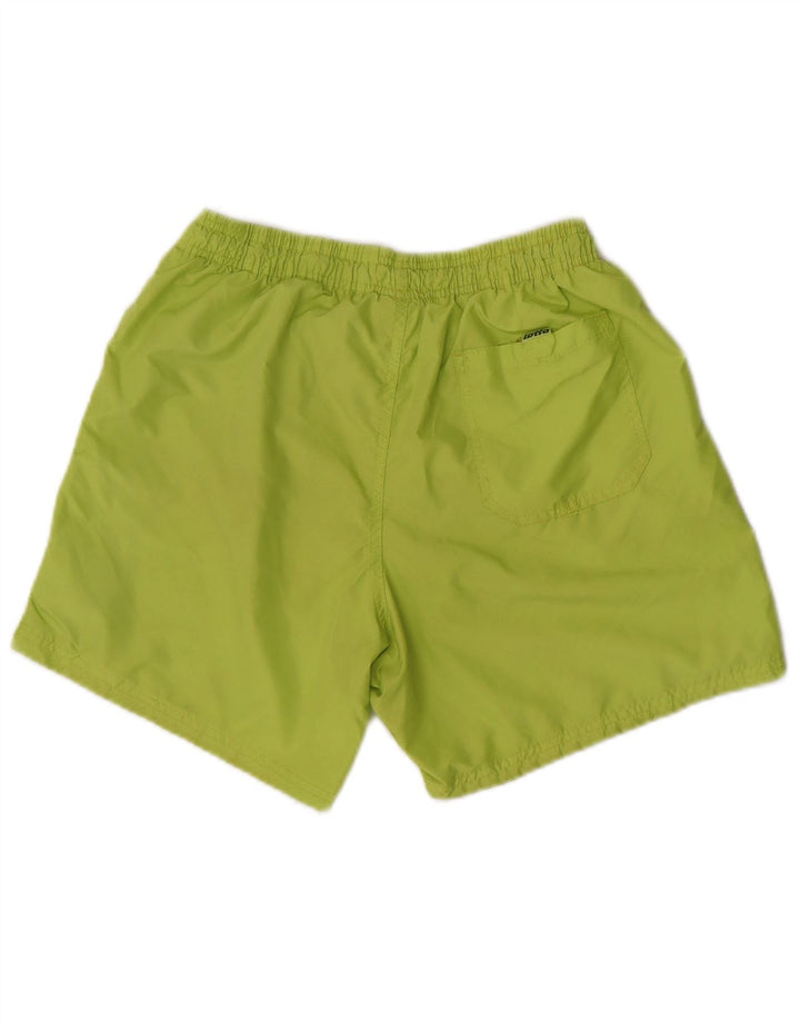 Shorts de natação gráficos Lotto Boys 13-14 anos grande poliéster verde