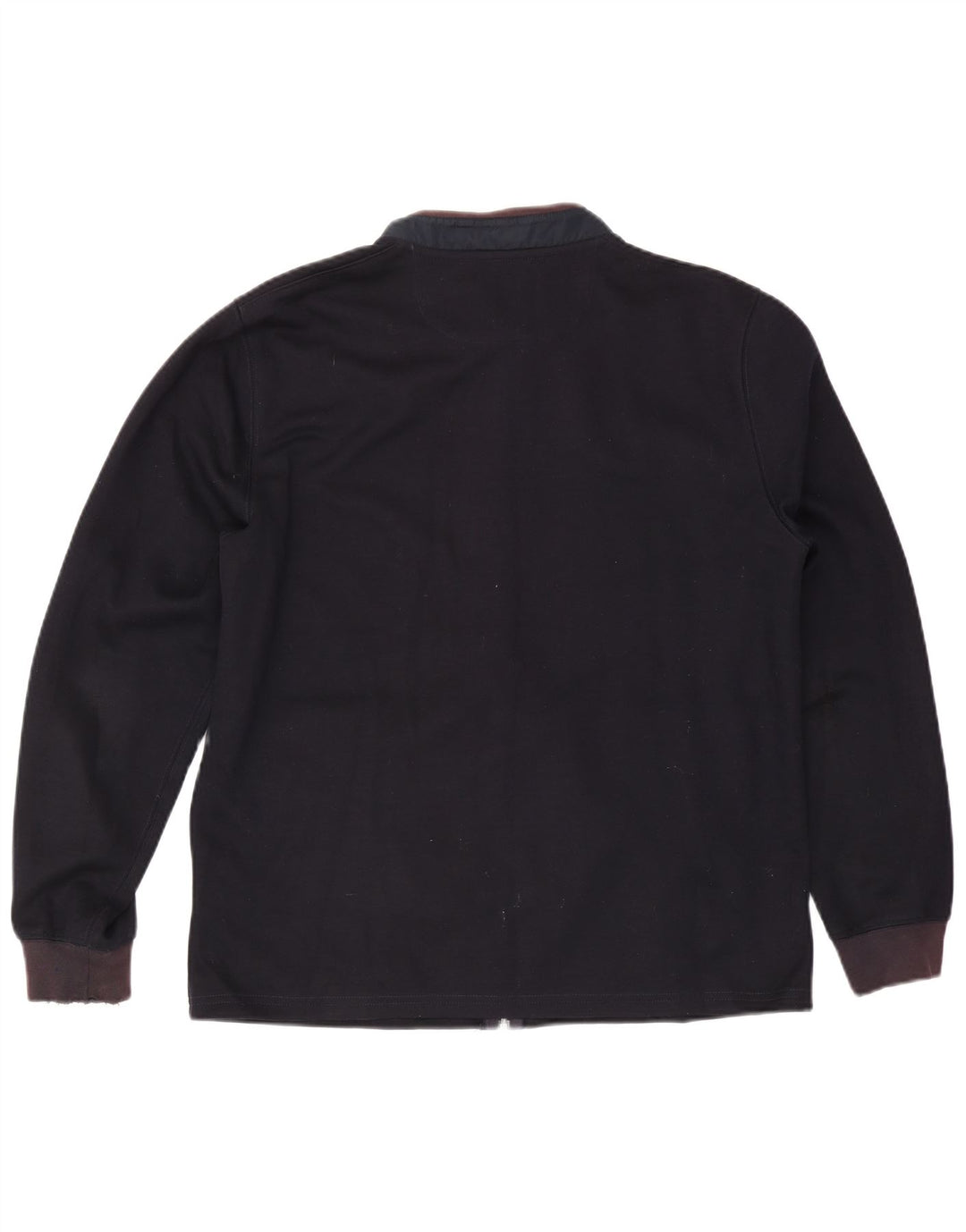 Jaqueta masculina de agasalho Massimo Dutti XL azul marinho algodão colorblock