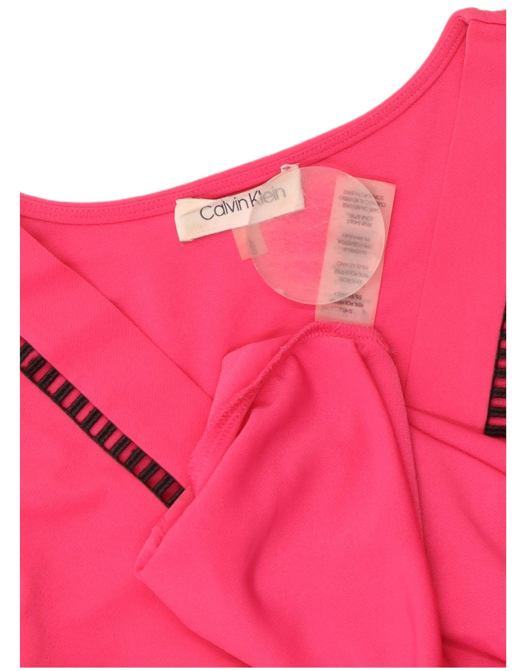 Colete feminino CALVIN KLEIN UK 16 grande poliéster rosa
