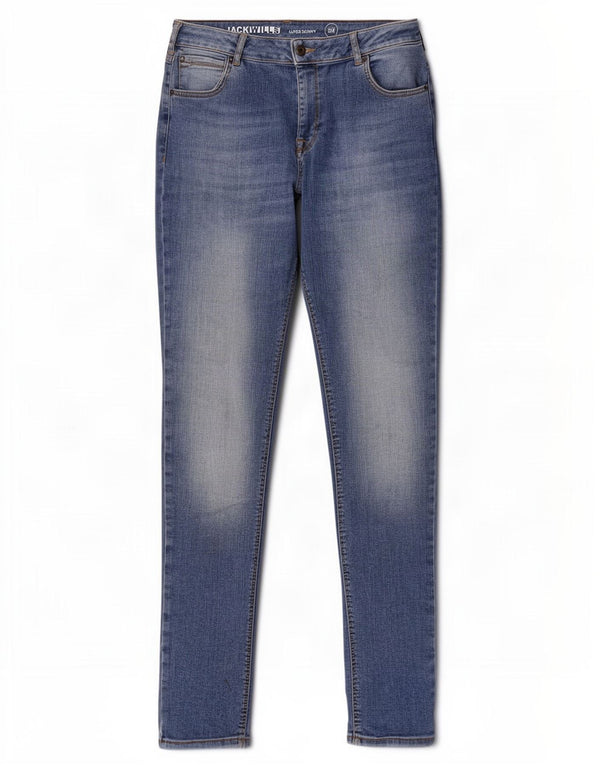 Jack Wills Womens Super Skinny Jeans W32 L30 Blue Cotton