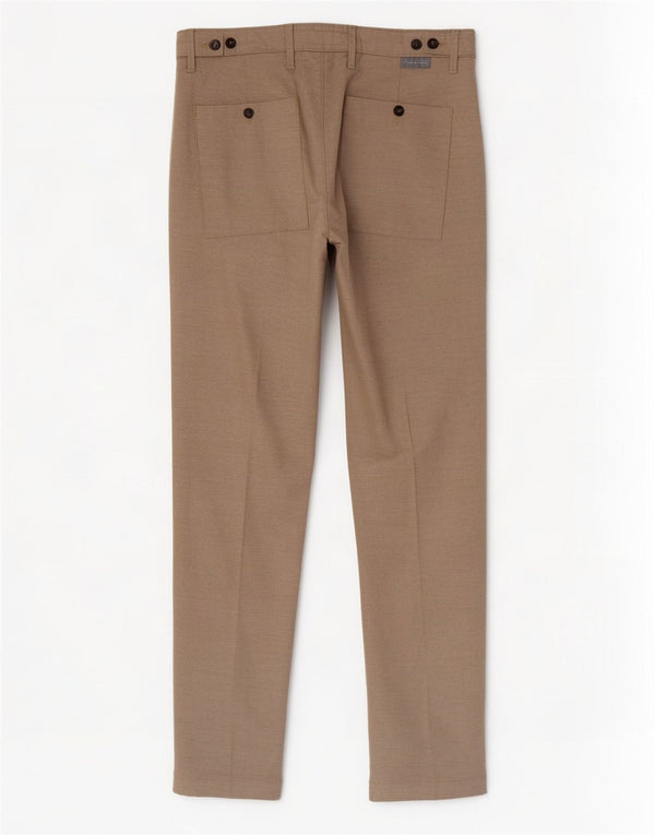 Calça Chino Masculina Silvestri -Teddei IT 48 Médio W34 L32 Bege