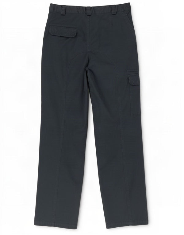 Calça cargo reta masculina Adidas pequena W32 L31 algodão azul marinho