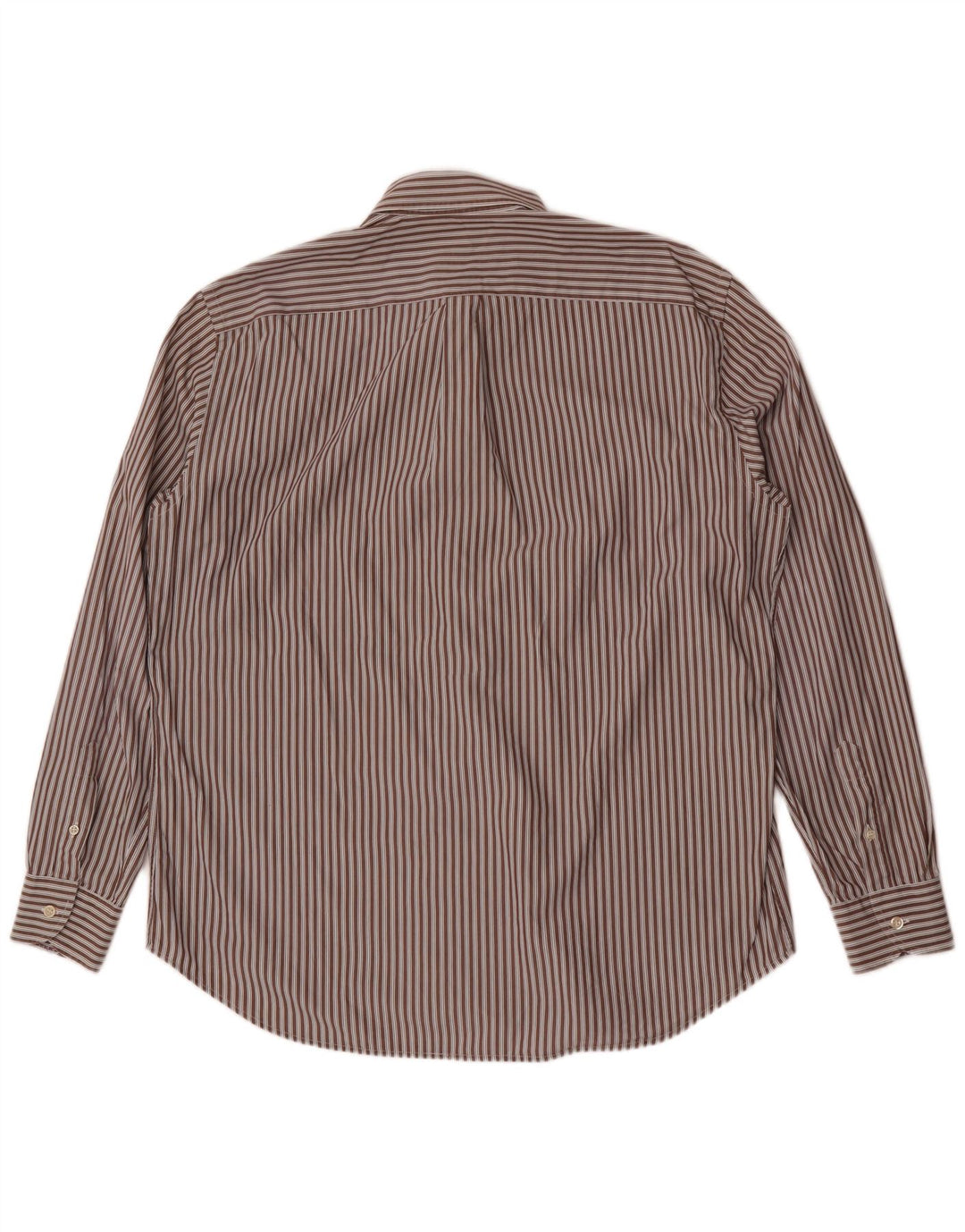 Camisa masculina Harmont & Blaine Regular Fit 2XL algodão listrado marrom
