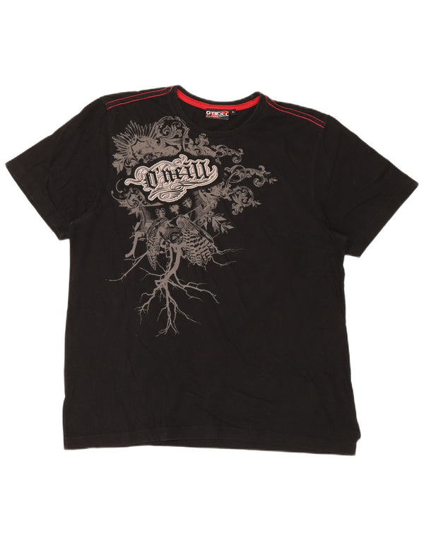 Camiseta gráfica masculina O'Neill Top XL algodão preto