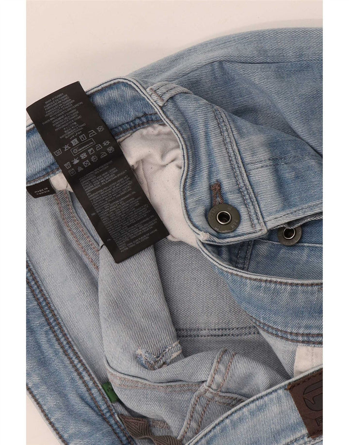 Calça jeans slim masculina G-Star W36 L32 algodão azul