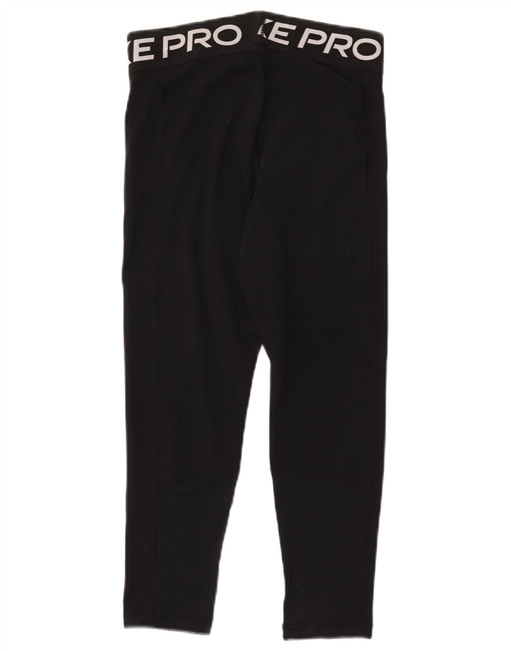 Leggings Nike Dri Fit Graphic Capri UK 12 Médio Preto Poliéster