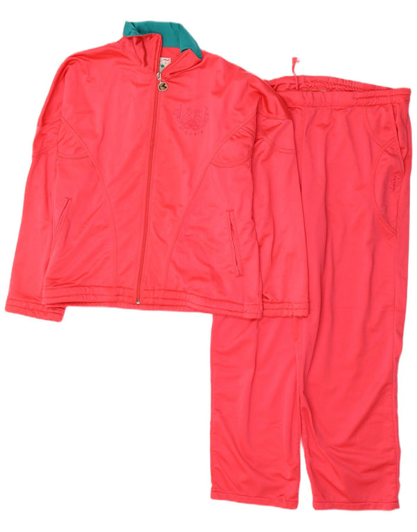Diadora Mens Graphic Loose Fit Full Tracksuit UK 34 XS Rosa Colourblock